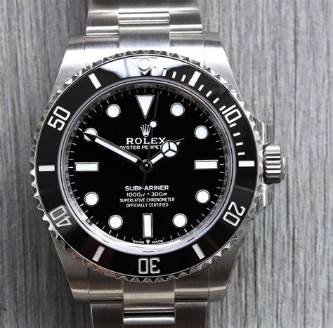 rolex submariner 11610 case thickness|rolex submariner 41mm no date.